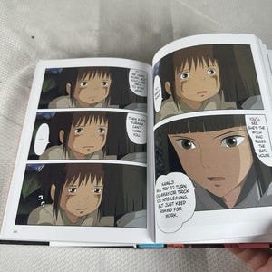 Spirited Away Film Comic - All in One Edition Manga Studio Ghibli Hardcover, Hardcover Comic Book, Manga, Studio Ghibli Gift, Manga Book image 6