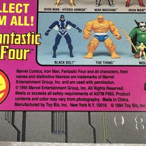 Marvel Comics ToyBiz 1995 Iron Man Hydro Armor Action Figure Vintage NEW SEALED, Vintage Marvel Action Figure, Iron Man Action Figure image 7
