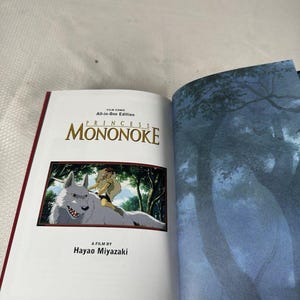 Princess Mononoke Film Comic - All in One Edition Manga Studio Ghibli, Hardcover Comic Book, Manga, Studio Ghibli Gift, Manga Hardcover image 4