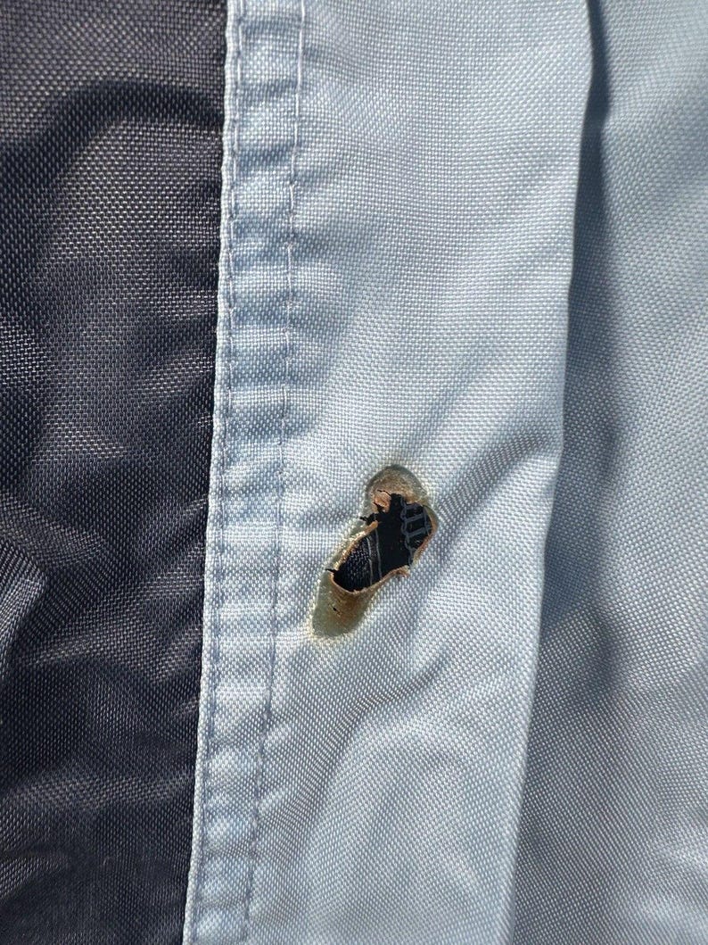 Vintage Nike 1/4 Zip coupe-vent veste homme grande bleu des années 90 rétro capuche, veste de survêtement Nike vintage, coupe-vent Nike vintage image 6