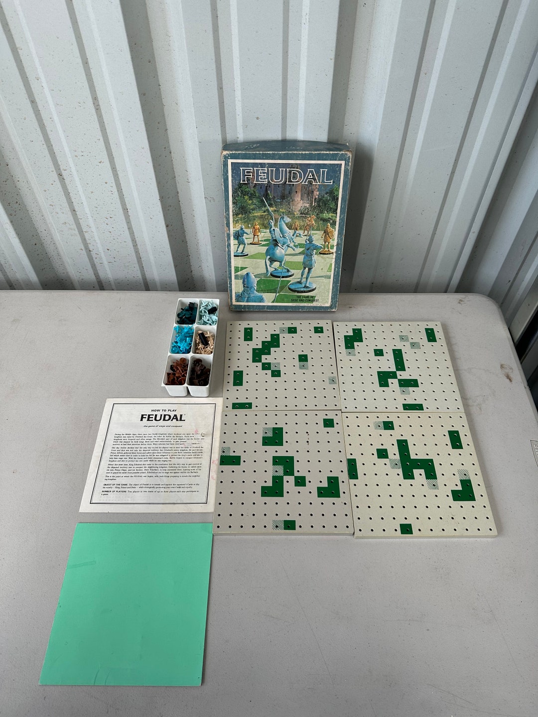 Feudal Board Game of Siege and Conquest 1976 Avalon Hill Game Etsy