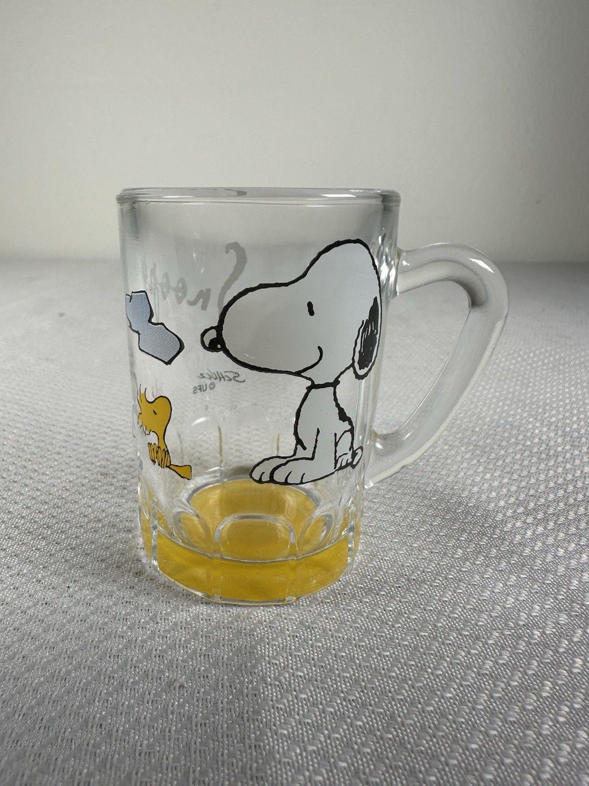 Vintage snoopy glass - Etsy 日本