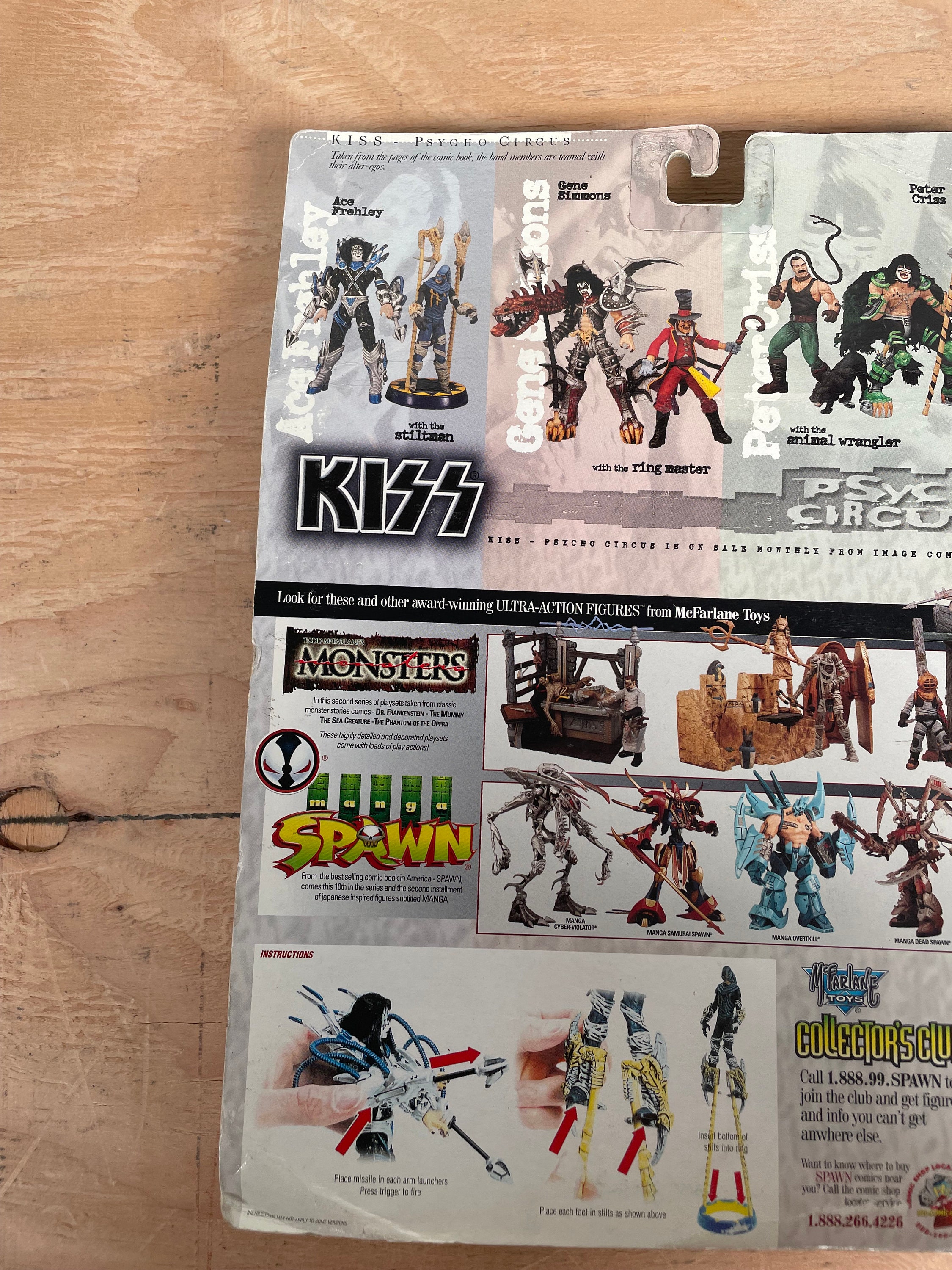 KISS Psycho Circus Figures Ace Frehley & the Stiltman Action Figure