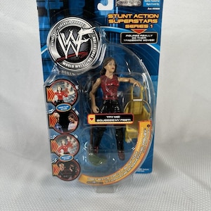 WWF Stunt Action Superstars Stephanie McMahon Action Figure 2001 Jakks Pacific, Vintage Wrestling Action Figure, Wwe Action Figure, Wwe Gift
