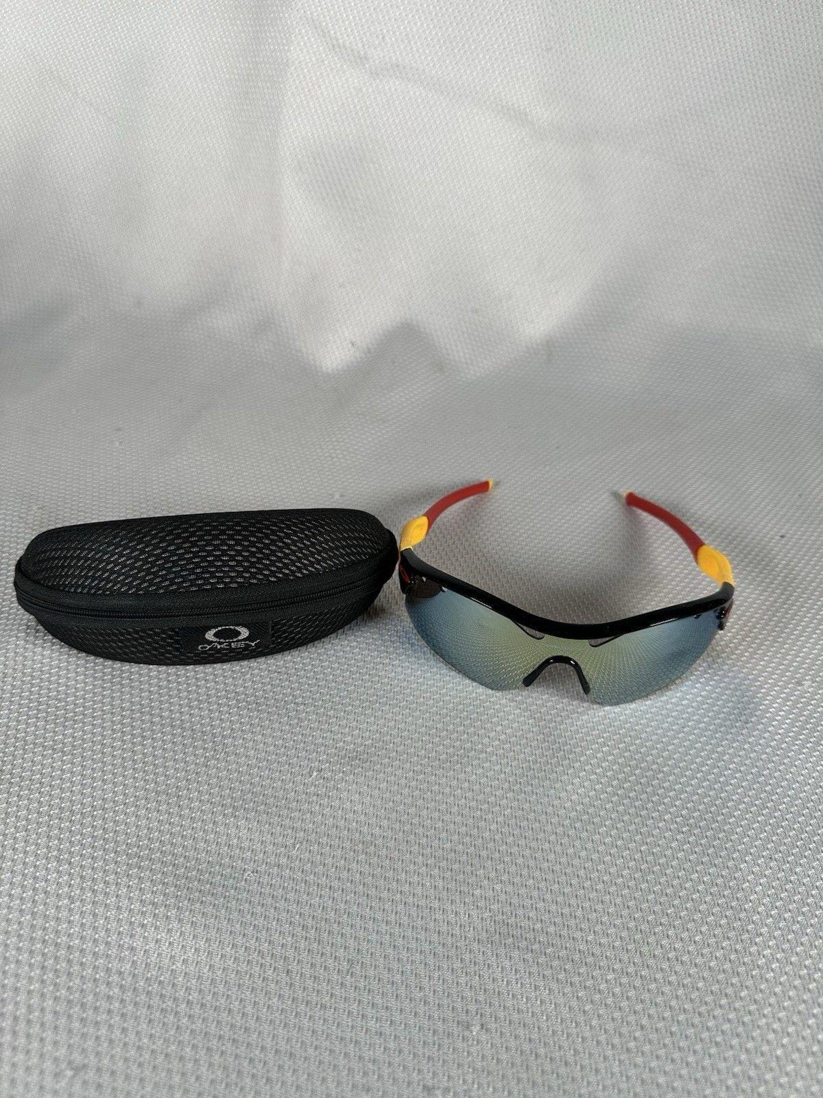 Vintage Oakley E Wire 1.0 Gold Metal Frame USA 90s W/ Brown