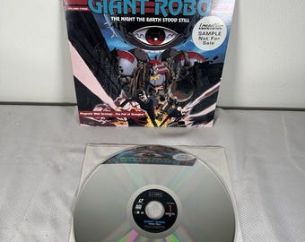 Giant Robo The Night the Earth Stood Still LaserDisc Vol. 3 Episode 3 Anime, Vintage Laser Disc, Vintage Anime Movie, Anime Gift