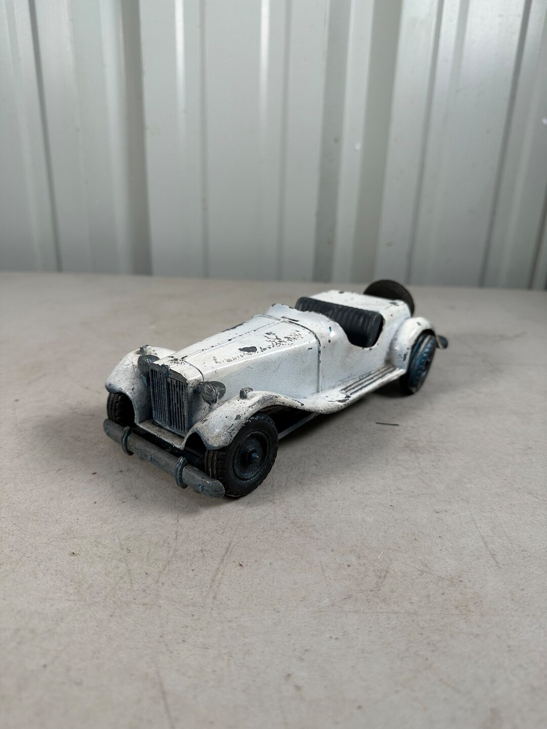 Vintage Hubley Kiddie Toy Diecast Roadster Model Car 485 Made in USA