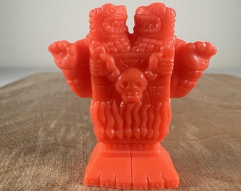 Vintage Matchbox Monster in My Pocket Series 1 Coatlicue #16 Orange Figure 1990s, Vintage Monster in My Pocket Action Figure, Vintage Monste