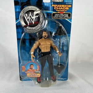 WWE Ringside Chaos Series 3 Steve Blackman Action Figure Jakks Pacific 2001 NEW, Vintage Wrestling Action Figure, Wwe Action Figure, Wwe