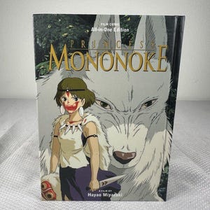 Princess Mononoke Film Comic - All in One Edition Manga Studio Ghibli, Hardcover Comic Book, Manga, Studio Ghibli Gift, Manga Hardcover image 1