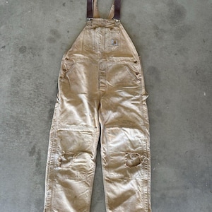 Carhartt Double Knee Overalls - Etsy