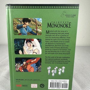 Princess Mononoke Film Comic - All in One Edition Manga Studio Ghibli, Hardcover Comic Book, Manga, Studio Ghibli Gift, Manga Hardcover image 3