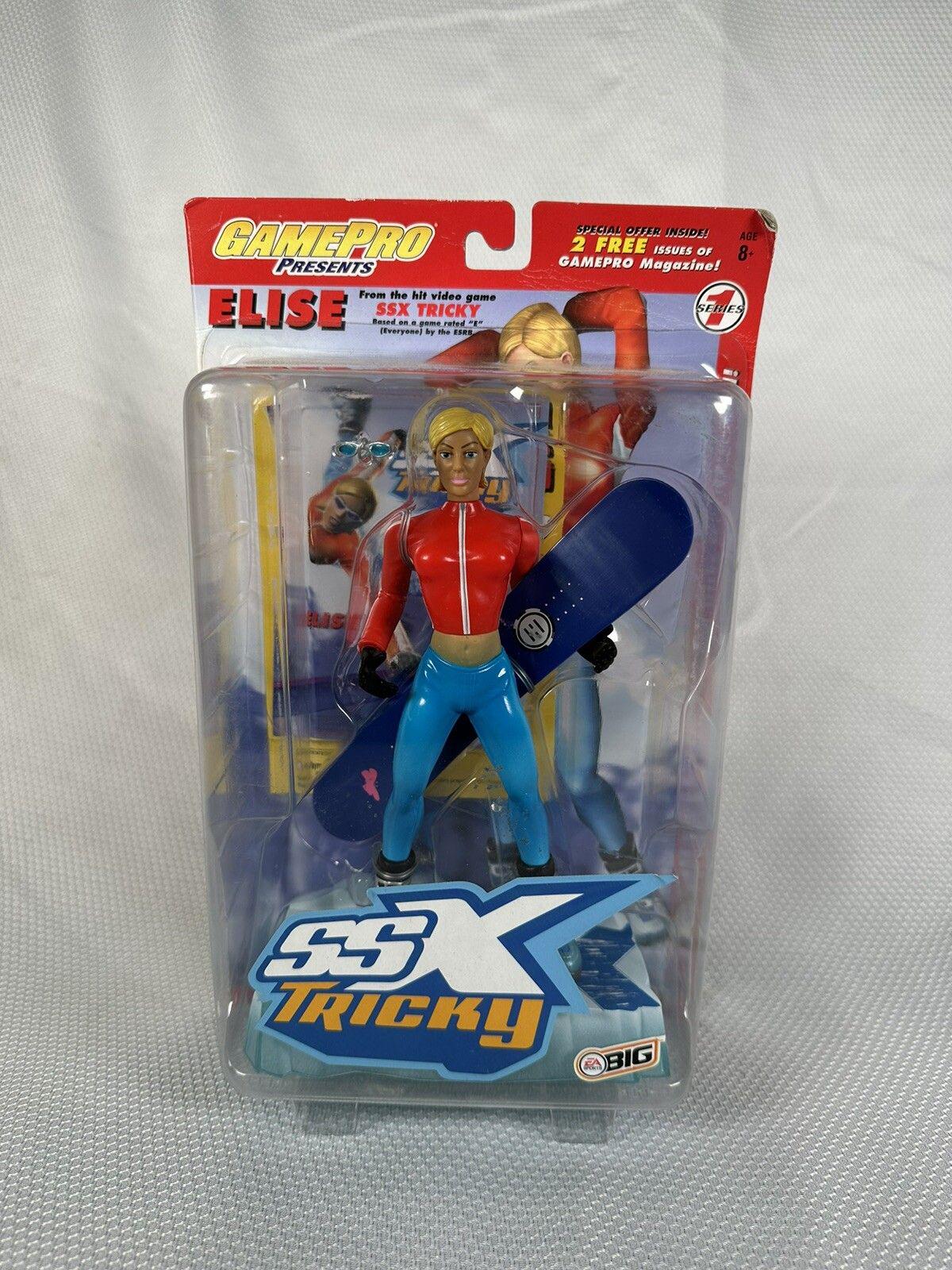 Gamepro SSX Tricky Elise Action Figure EA Sports Series 1 2002 NEW