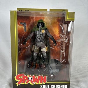 Mcfarlane Toys Spawn Soul Crusher 7&quot;-actiefiguur NIEUW in doos 2021, vintage Spawn-actiefiguur, Spawn-stripboek, Spawn-figuur, Spawn-cadeau