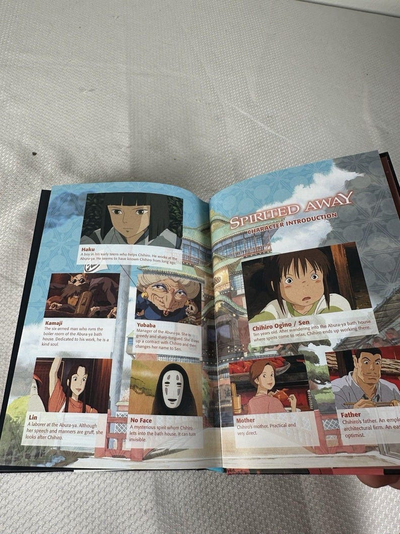 Spirited Away Film Comic - All in One Edition Manga Studio Ghibli Hardcover, Hardcover Comic Book, Manga, Studio Ghibli Gift, Manga Book image 5