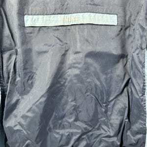 Vintage Nike 1/4 Zip coupe-vent veste homme grande bleu des années 90 rétro capuche, veste de survêtement Nike vintage, coupe-vent Nike vintage image 2