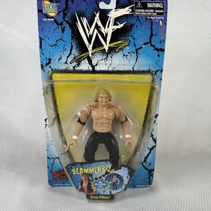 WWF Slammers 2 Brian Pillman Wrestling Action Figure Jakks Pacific 1998 NEW, Vintage Wrestling Action Figure, Wwe Action Figure, Wwe Gift