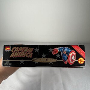 Toy Biz Marvel Famous Cover Series 8" Action Figure Captain America NEW 1998, Marvel Action Figure, Marvel Gift, Marvel Toy, Marvel Comics image 6