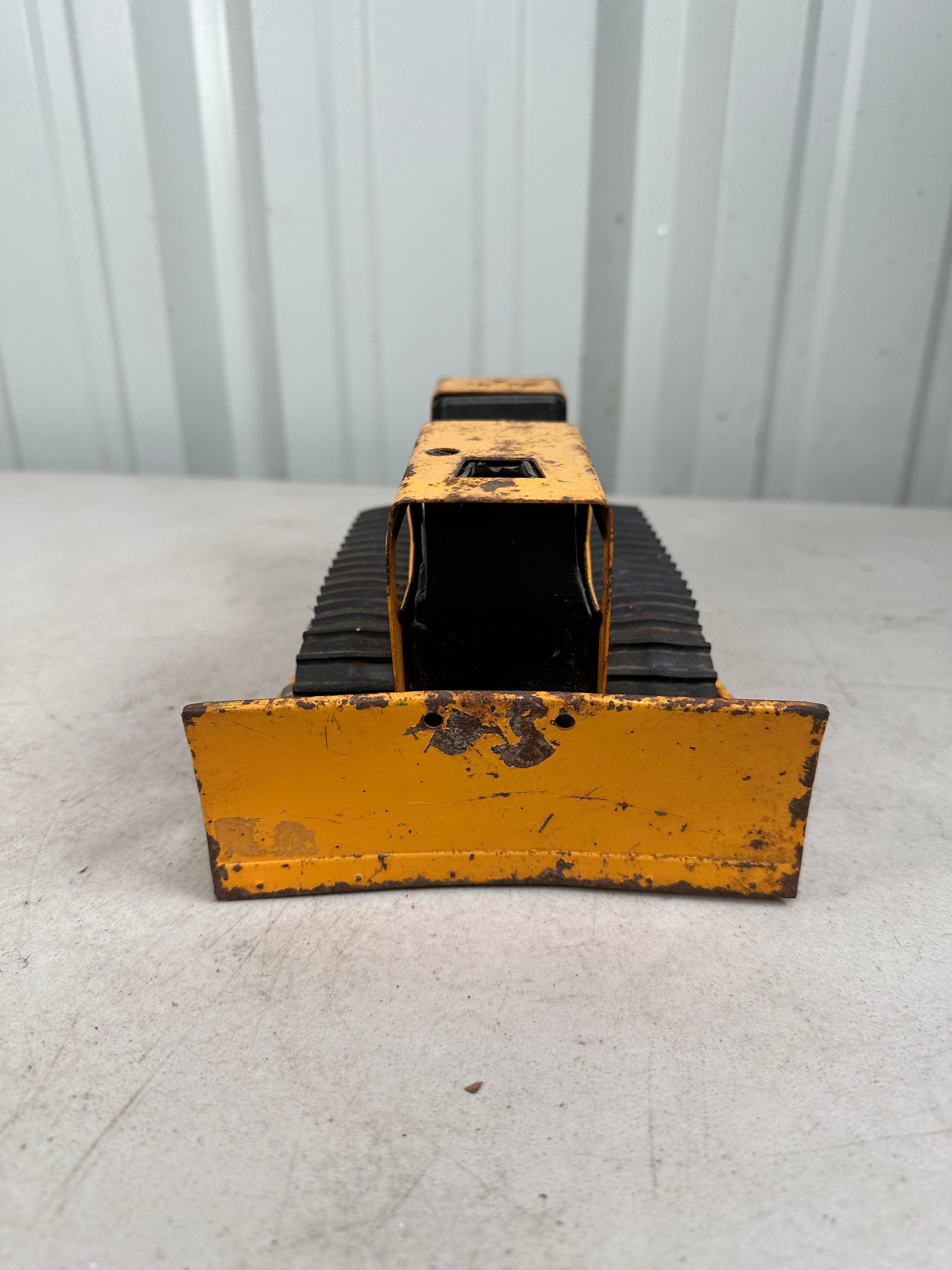 Cingoli E Ruote Per Bulldozer Tonka T-6 - Ricambio Vintage 1 Coppia Binari + 4 Ruote
