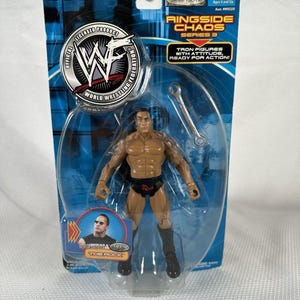 WWF Ringside Chaos Series 3 The Rock Wrestling Action Figure 2001 Jakks NEW, Vintage Wrestling Action Figure Wwe Action Figure, Wwe Gift