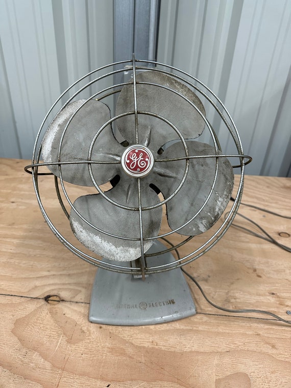 Karakter interferens vinter Vintage 1950s General Electric Oscillating Metal Desk Fan - Etsy