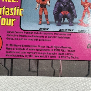Marvel Comics ToyBiz 1995 Iron Man - Whirlwind Action Figure Vintage NEW SEALED, Vintage Marvel Action Figure, Iron Man Action Figure imagen 7