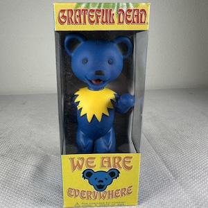 Funko Wacky Wobbler Grateful Dead Dancing Bears Blå Bobblehead Vinylfigur, The Grateful Dead Gåva, Grateful Dead Dancing Bear