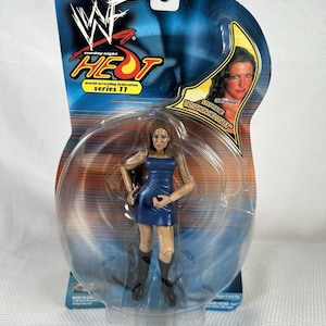 WWF Sunday Night Heat Series 11 Stephanie McMahon Action Figure Jakks Pacific, Vintage Wrestling Action Figure Wwe Action Figure, Wwe Gift