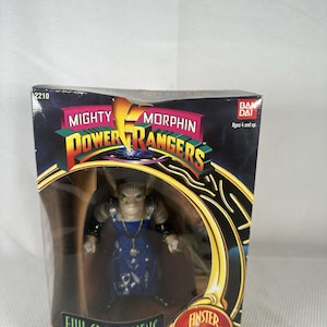 Vtg Bandai Mighty Morphin Power Rangers Evil Space Aliens 1993 Finster, Vintage Power Rangers Action Figure, Power Rangers Gift