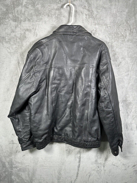 ヴィンテージ ロンドンフォグ レザージャケット チョアコート ブラック