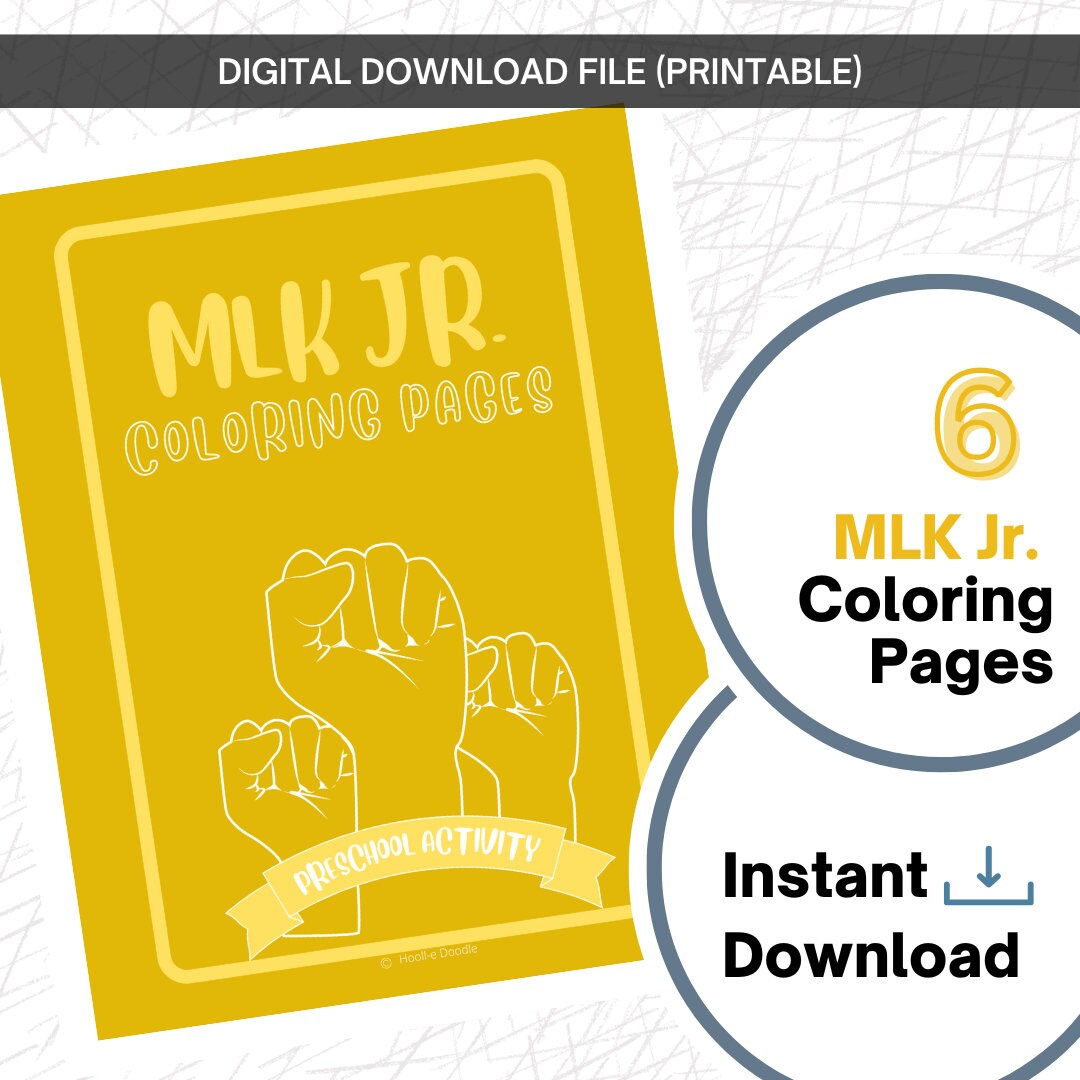 Martin Luther King Jr. Coloring Pages for Preschoolers, Printable Coloring Pages, Martin Luther ...
