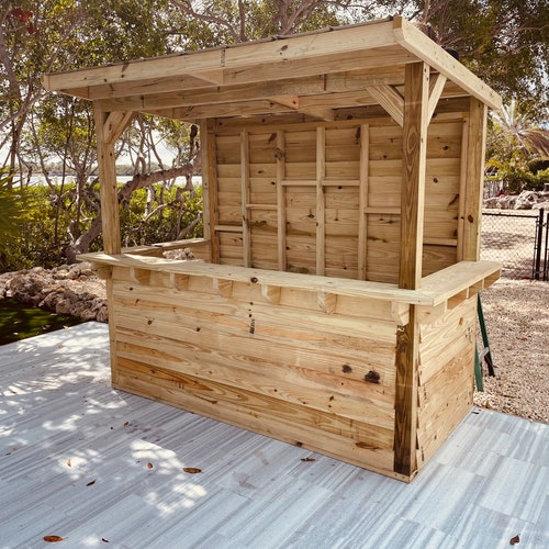 DIY Outdoor Bar Plans backyard Outdoor Bar Stool Backyard Etsy