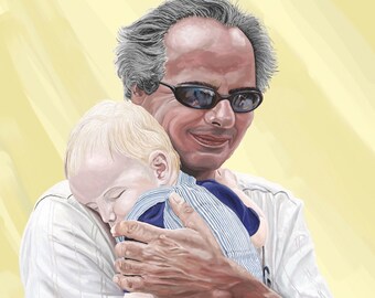 Grandpa Kelvin - Oil Painting*