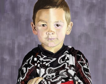 Little Man - Oil Painting*