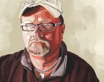 Self Portrait - Oil Painting*