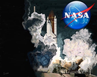 Launch in the Dark - Oil Painting*