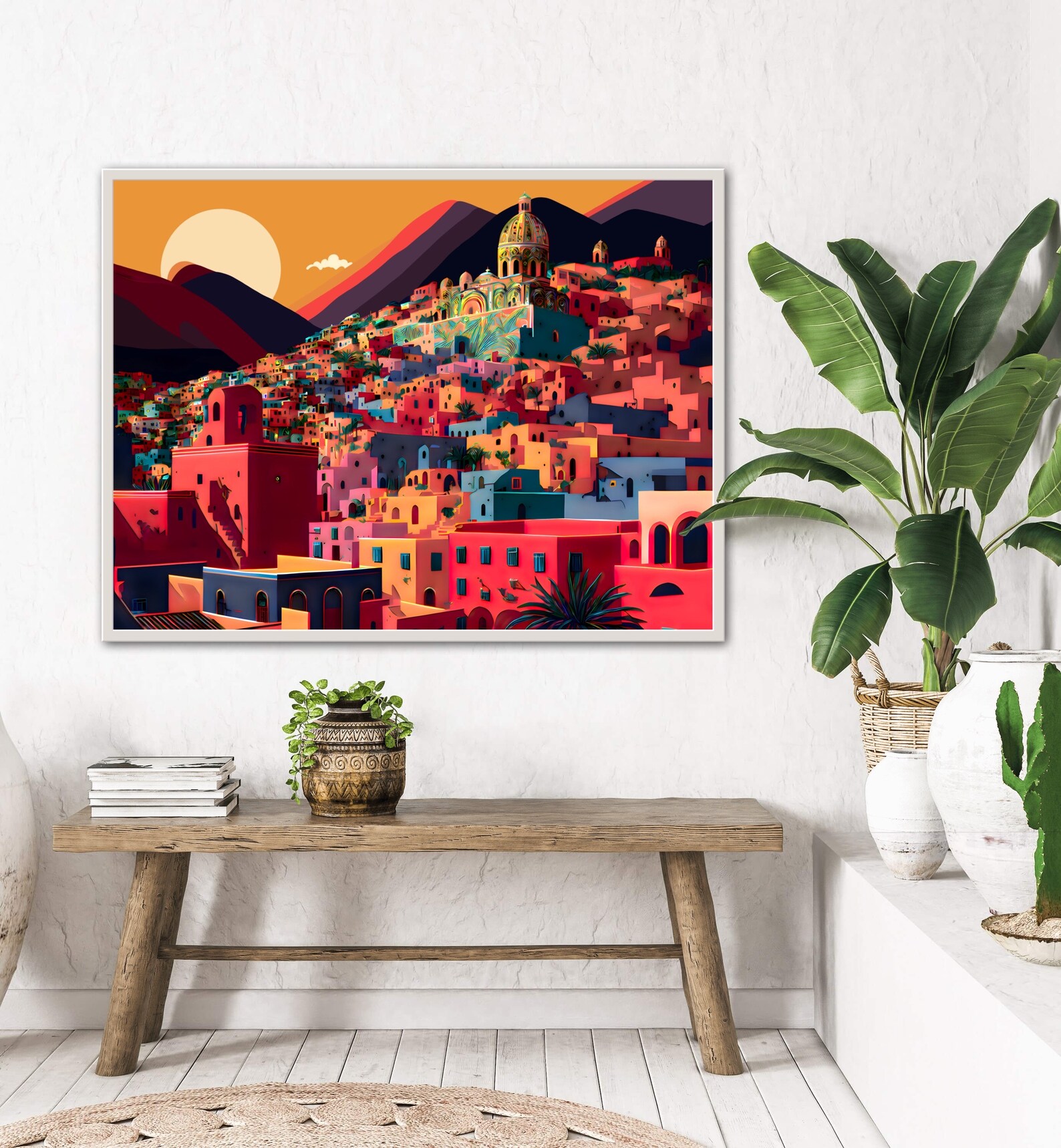 Mexican Art Mexican Wall Art Mexican Painting Mexican Art Etsy