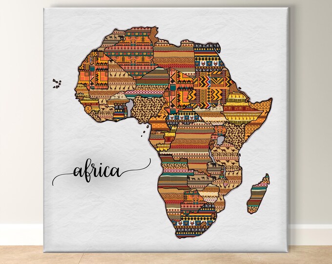 Africa Map Graffiti Blanket Know You Roots Art Style DT03 main image 0