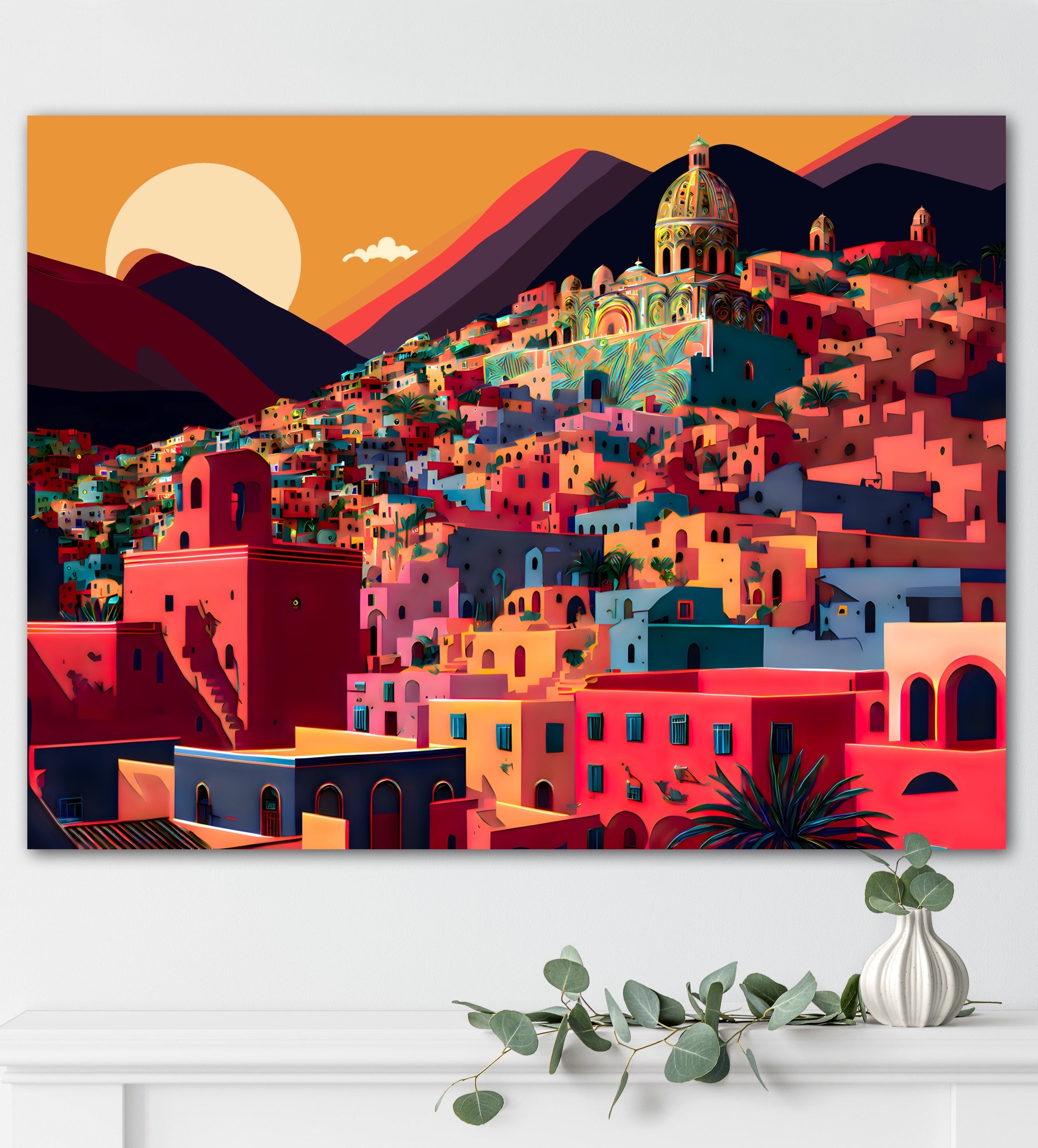 Mexican Art Mexican Wall Art Mexican Painting Mexican Art Etsy