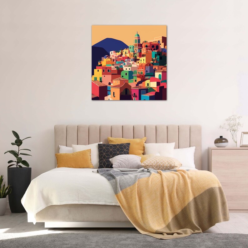 Mexican Art Print Large Canvas Wall Art Mexican Wall Decor Etsy