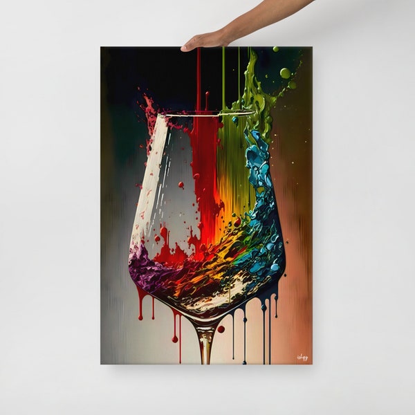 Wine Glass Painting Etsy