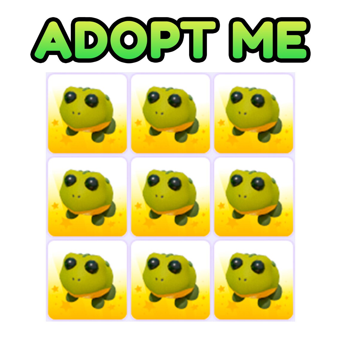 9 Bullfrog Adopt Me Pets Cheap No Potion Same Day Etsy UK
