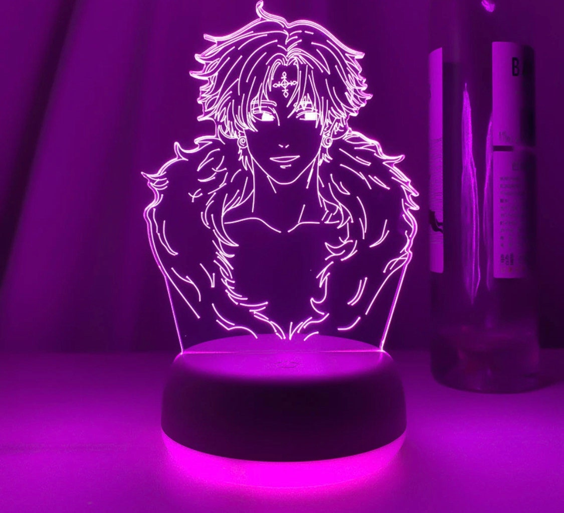 Cheap Acrylic 3d Lamp Anime My Hero Academia Dabi Led Light for Bedroom  Decor Cool Manga Gift for Him Rgb Colorful Night Light  Joom