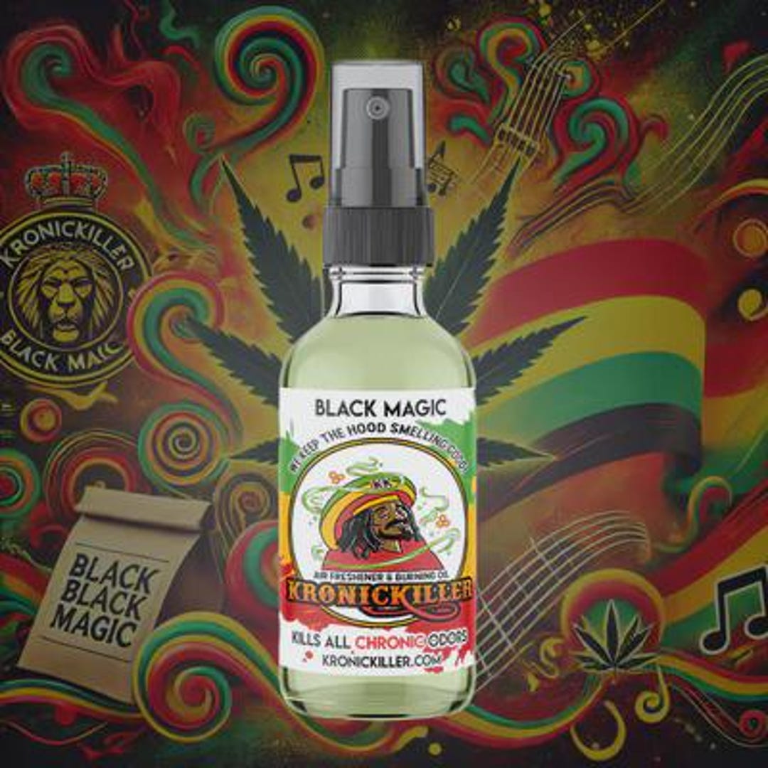Black Magic Air Freshener Spray and Burning Oil - Strong Smoke Odor ...