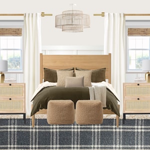 Room Design Package, Interior Design Services, Modern Neutral Room Design Package, Online Interior Design Service, Bedroom Design