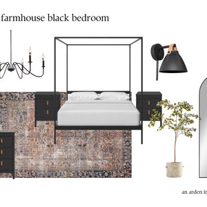 Paquete de diseño de sala de tablero de estado de ánimo en línea, diseño electrónico de dormitorio de granja moderno, tablero de estado de ánimo de dormitorio de granja moderno prefabricado