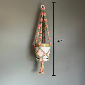 Handmade Macrame Plant Hanger with Tassel: Boho Indoor Decor