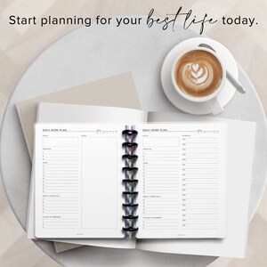 Daily Work Planner | HP Classic Planner Inserts | Printable Planner PDF ...