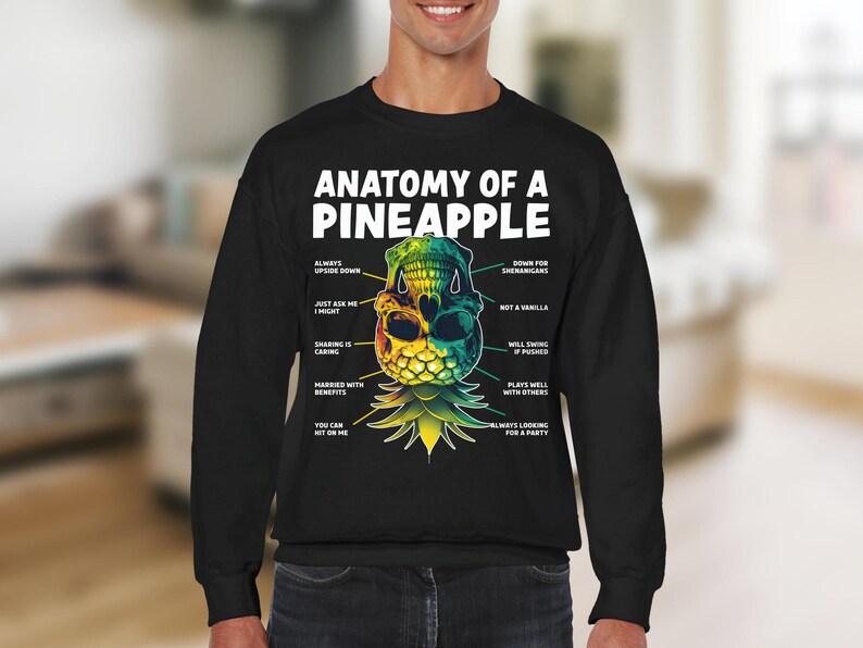 Anatomy of a Pineapple Upside Down Pineapple Swinger Swinging Etsy