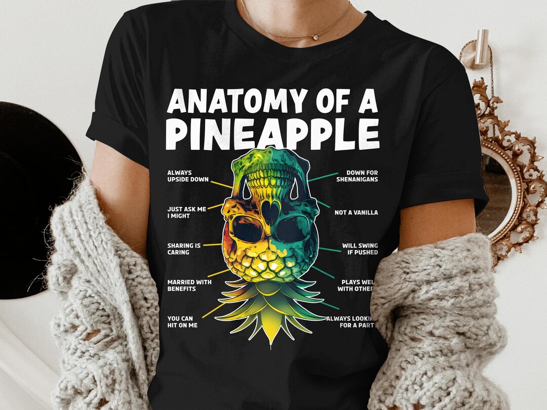 Anatomy of a Pineapple Upside Down Pineapple Swinger Swinging Etsy